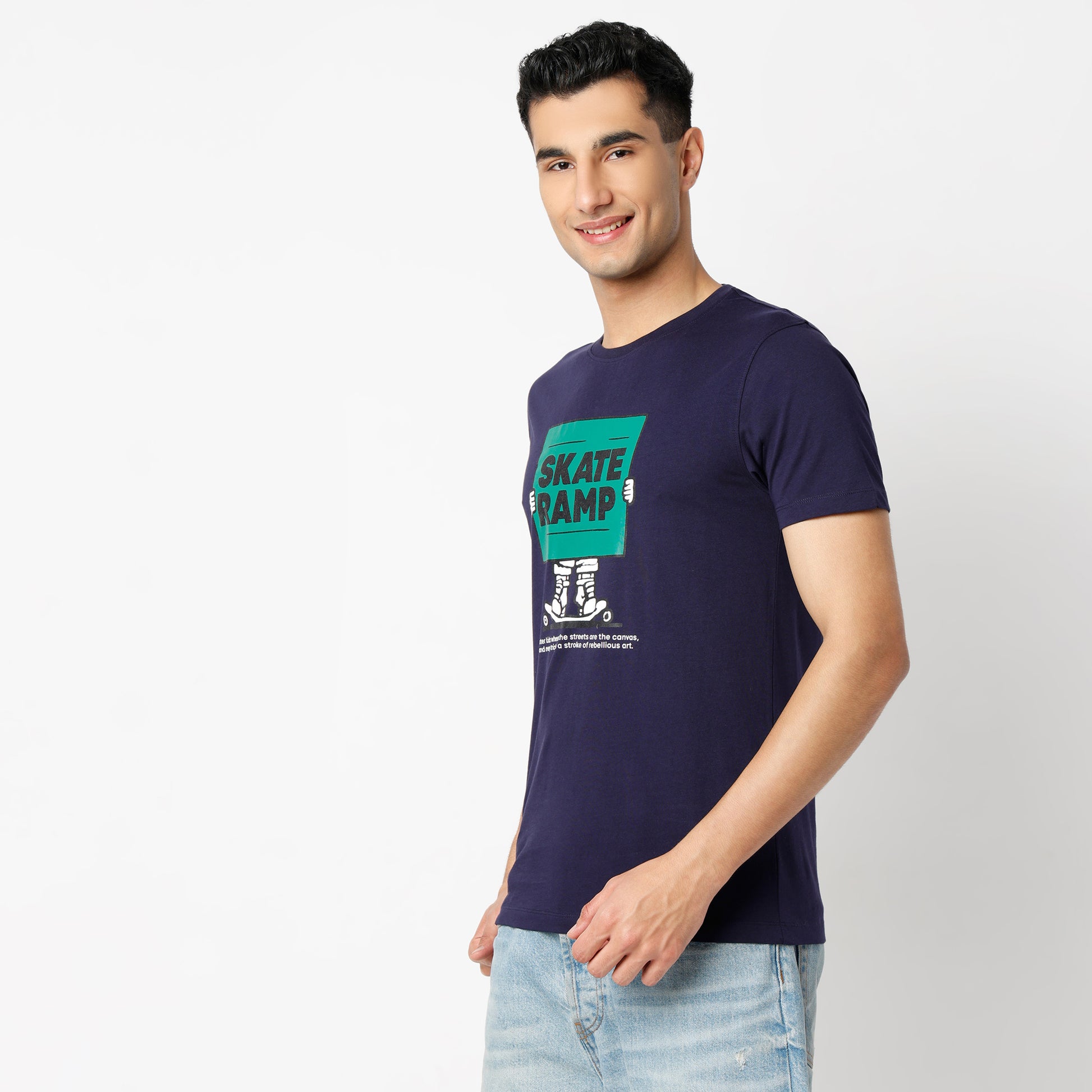 Regular Fit Graphic Regular Length T-Shirt