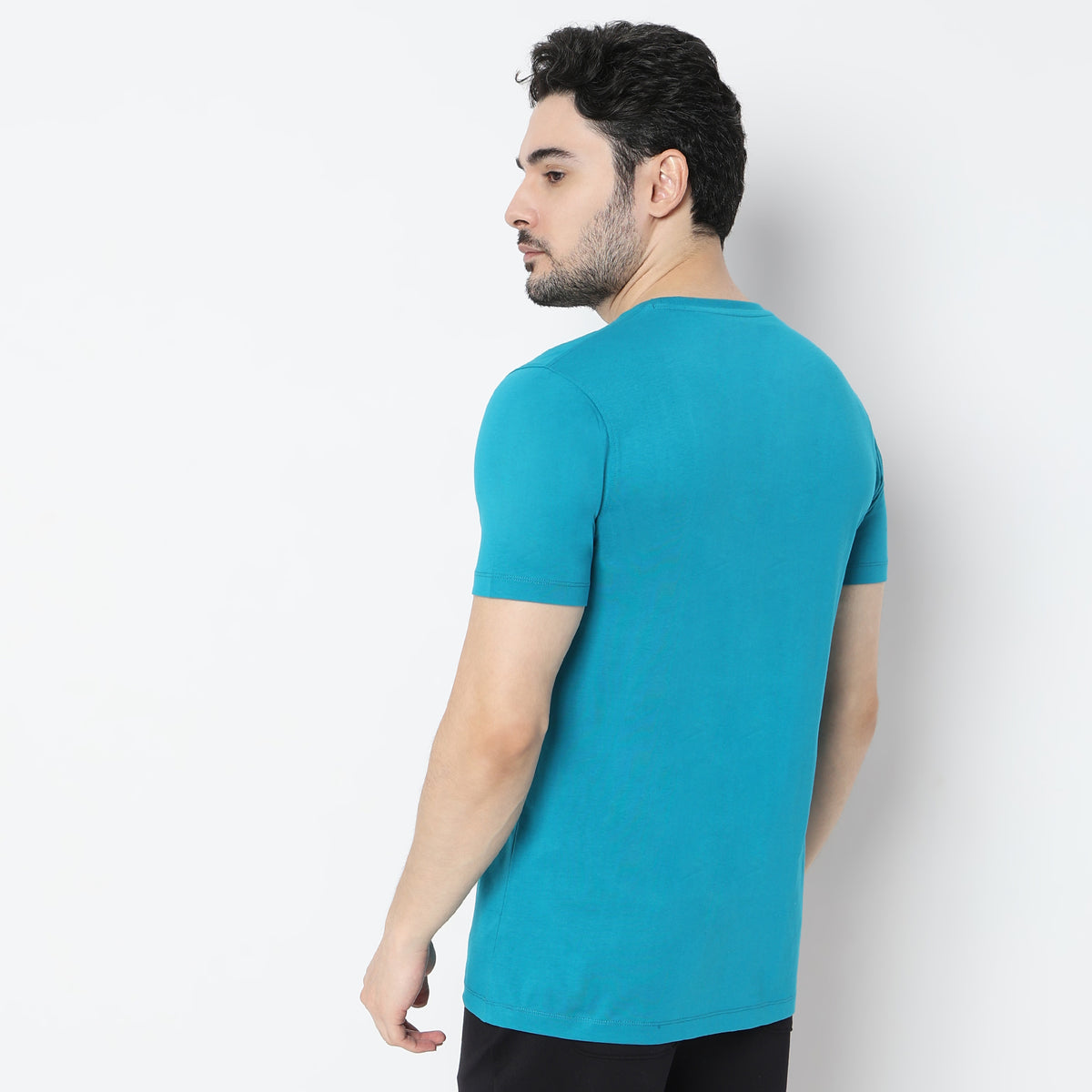 Regular Fit Graphic Crew Neck T-Shirt