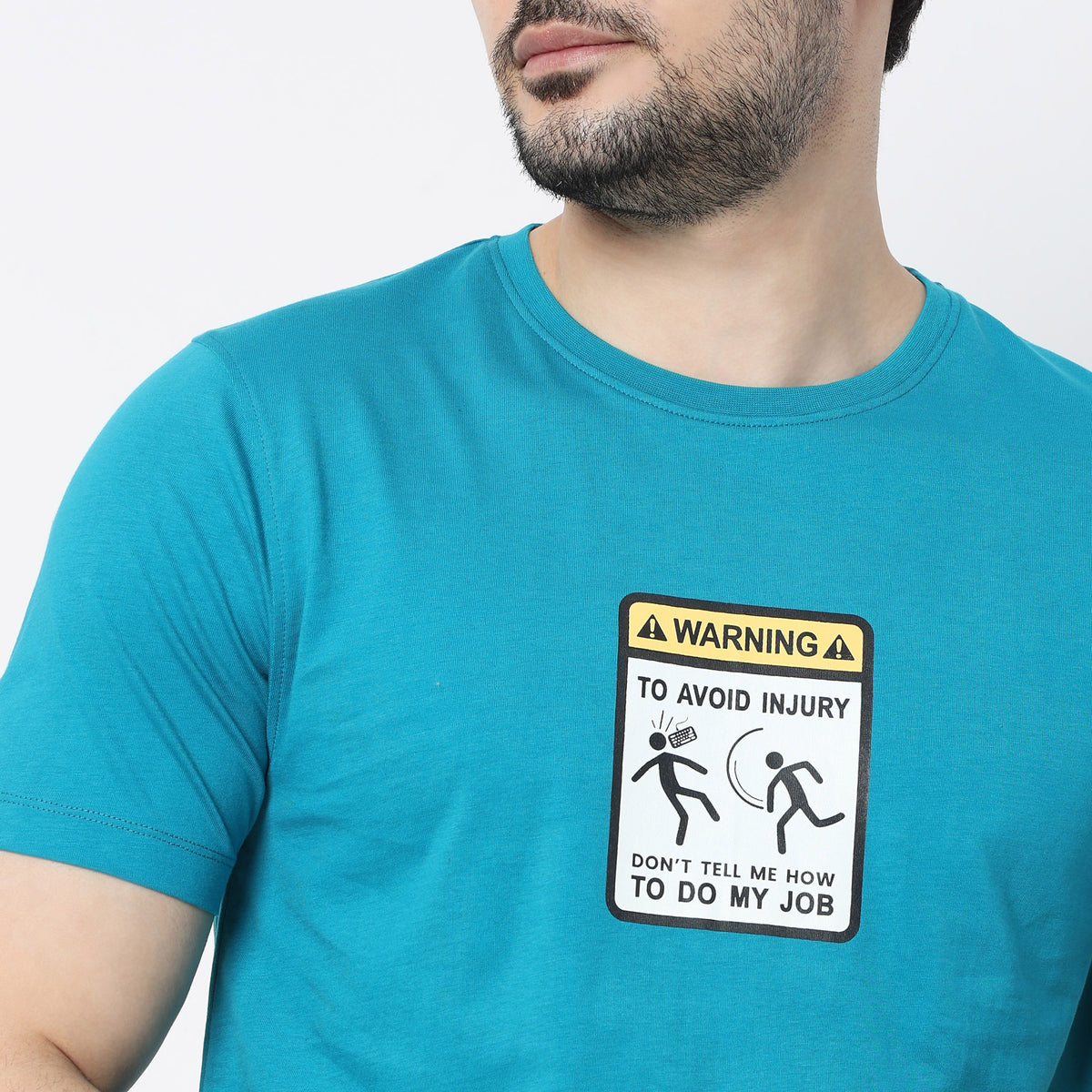 Regular Fit Graphic Crew Neck T-Shirt