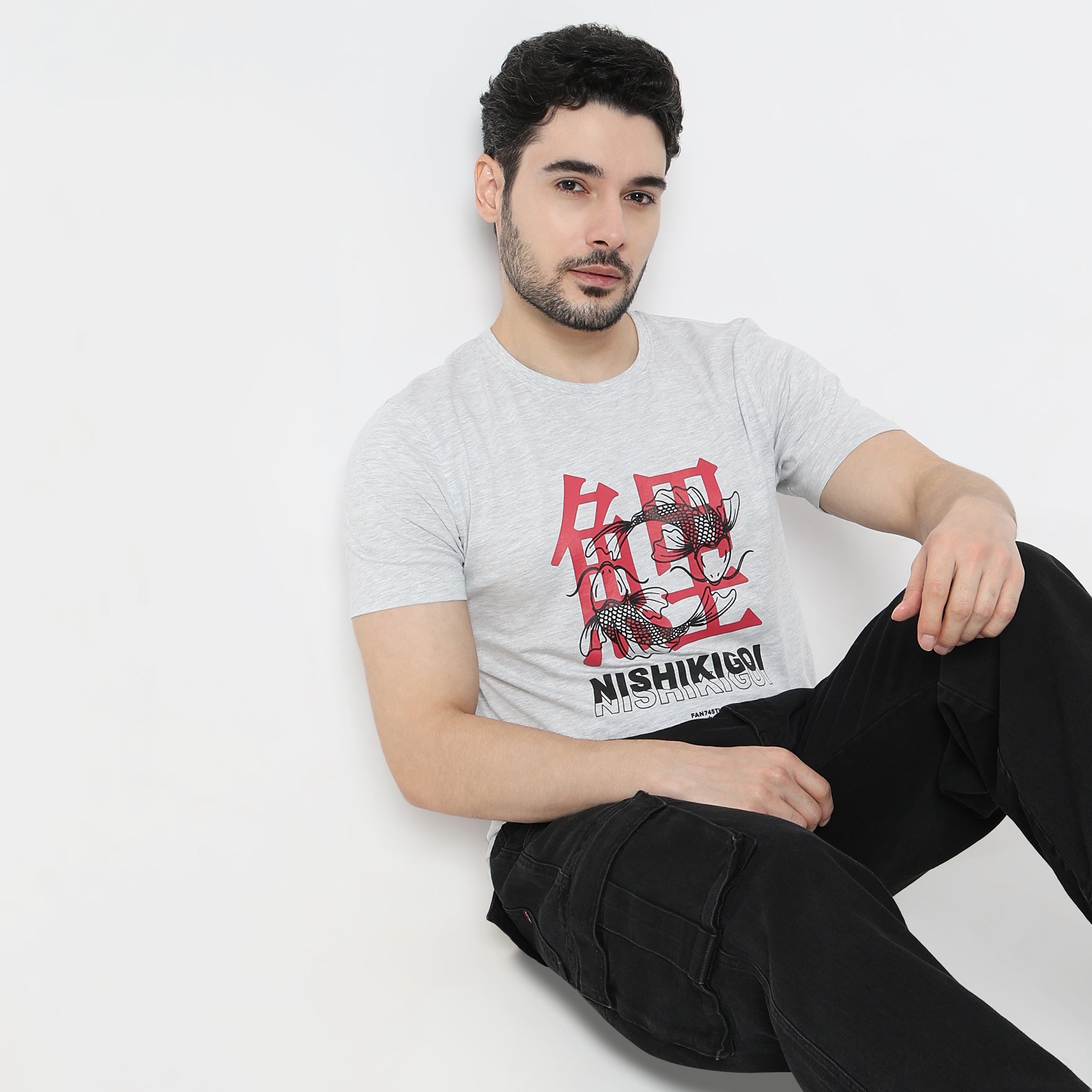 Regular Fit Graphic Crew Neck T-Shirt