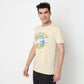 Buy Men Regular Fit Graphic Half Sleeve T-Shirt  - Style Union