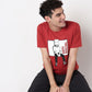 Buy Men Regular Fit Graphic Half Sleeve T-Shirt  - Style Union