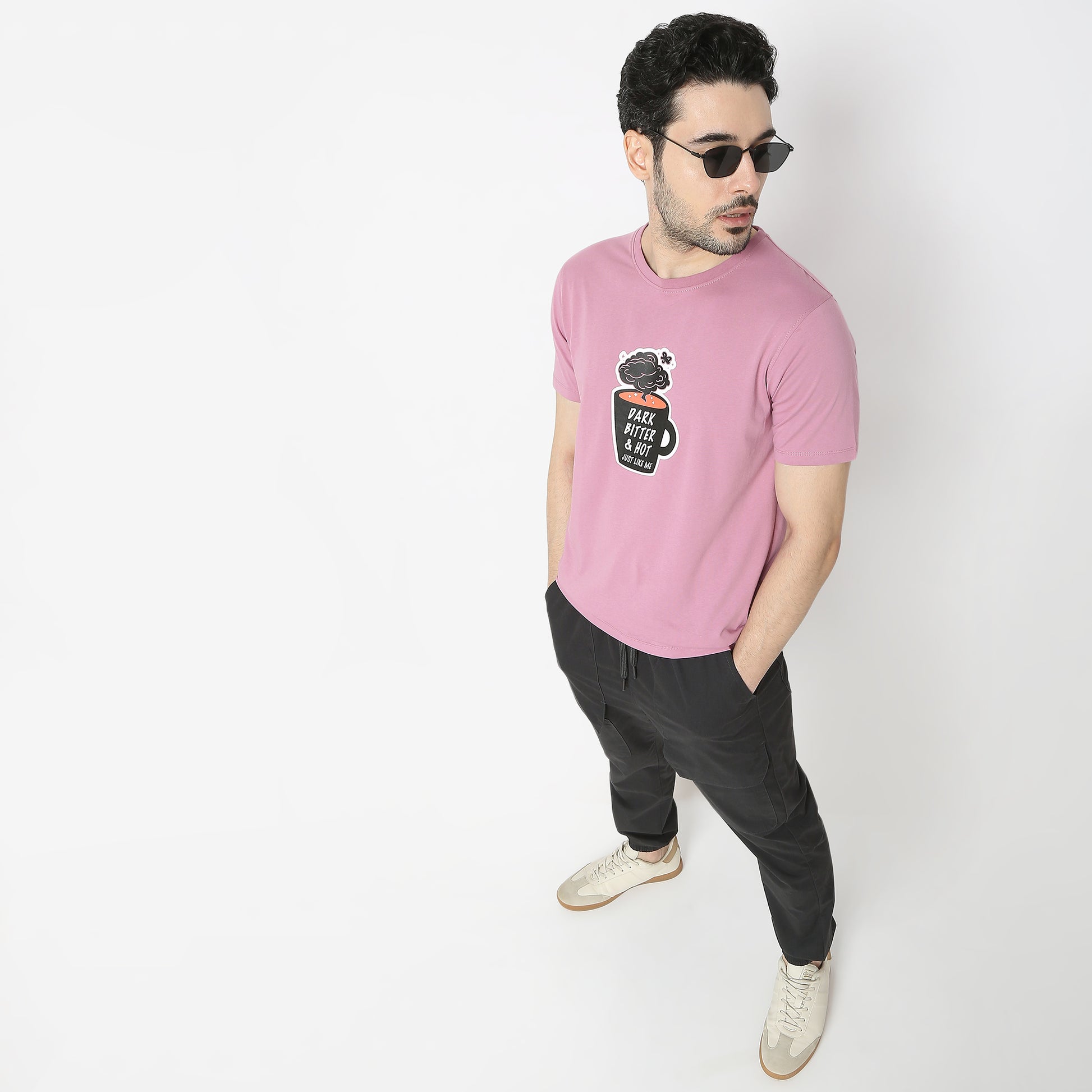 Regular Fit Graphic Crew Neck Regular Length T-Shirt