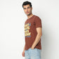 Regular Fit Graphic Crew Neck Regular Length T-Shirt