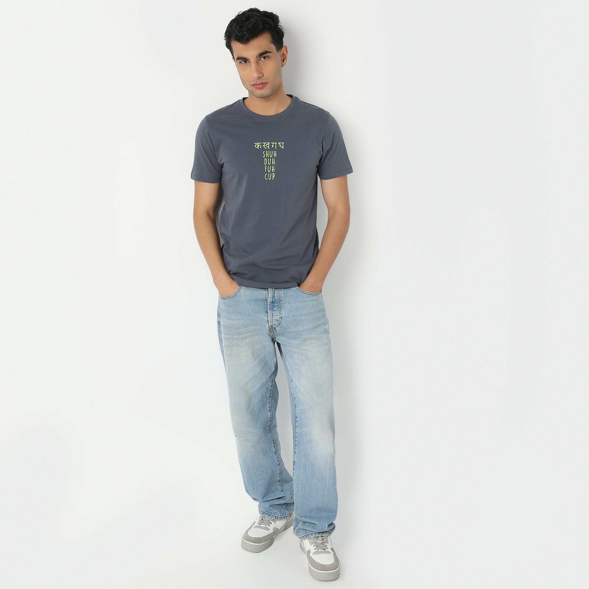 Regular Fit Graphic Crew Neck Regular Length T-Shirt