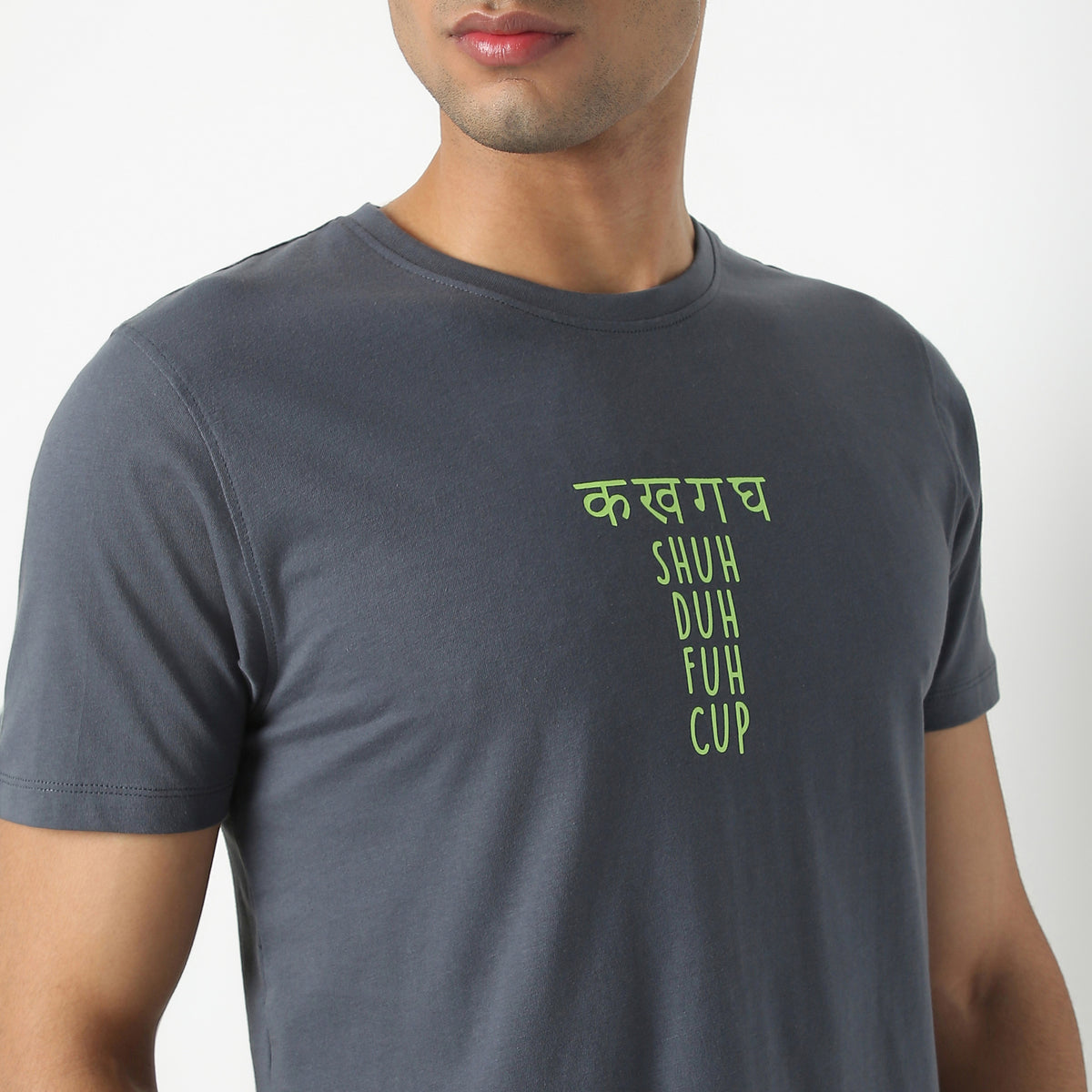 Regular Fit Graphic Crew Neck Regular Length T-Shirt