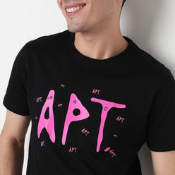 Buy Men Regular Fit Graphic Half Sleeve T-Shirt  - Style Union