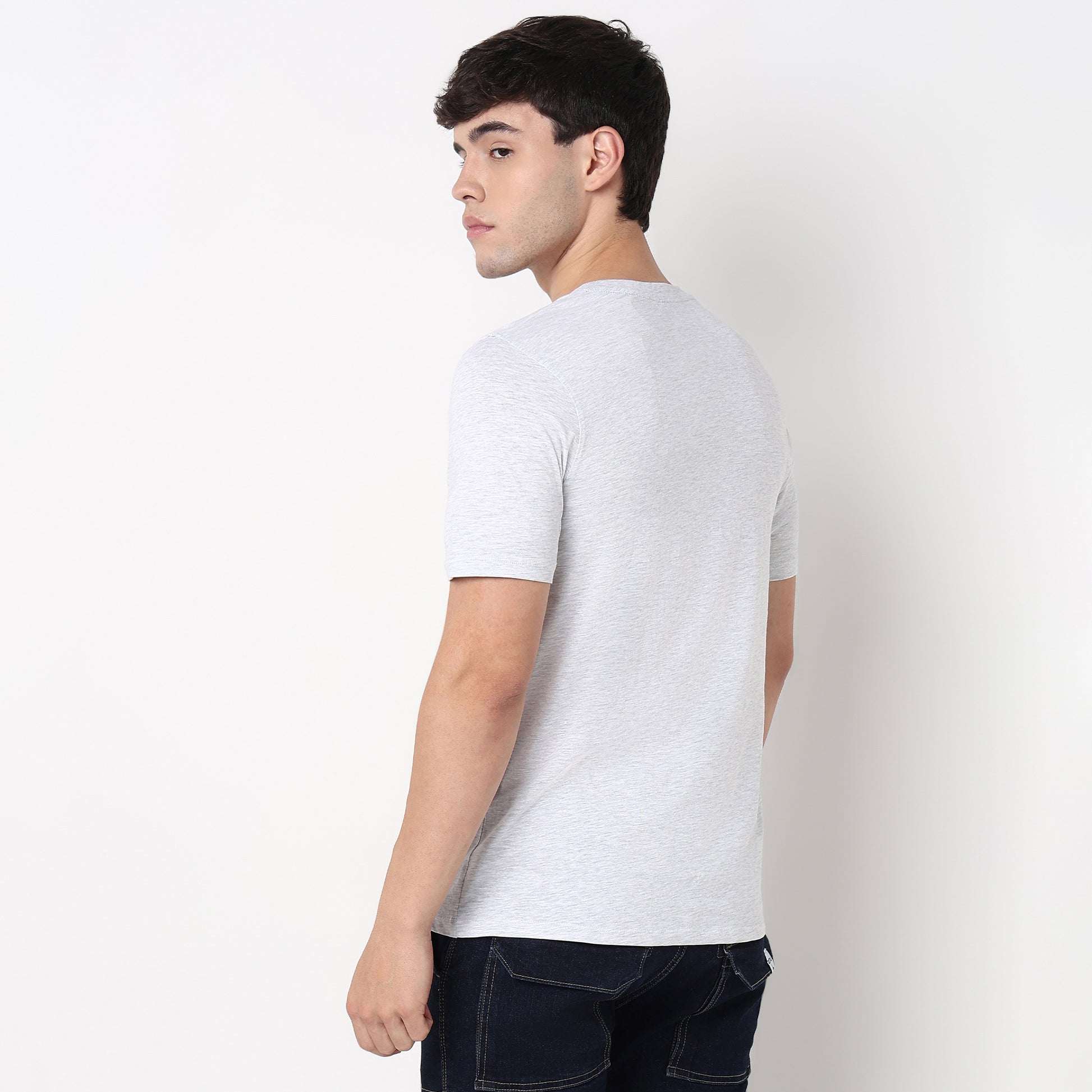 Crew Neck Cotton Graphitee