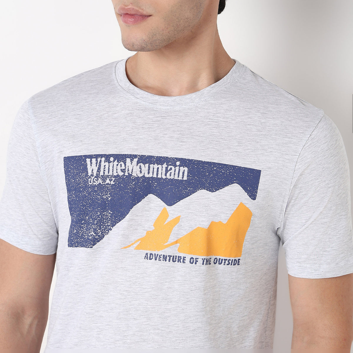 Crew Neck Cotton Graphitee