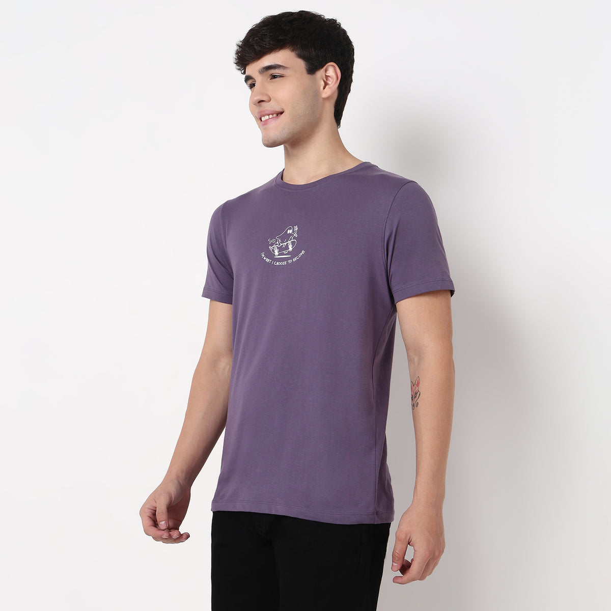Order Now Men Graphic Crew Neck Regular Fit Casual Wear Graphitee by Style Union