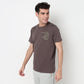 Buy Men Regular Fit Graphic Half Sleeve T-Shirt  - Style Union