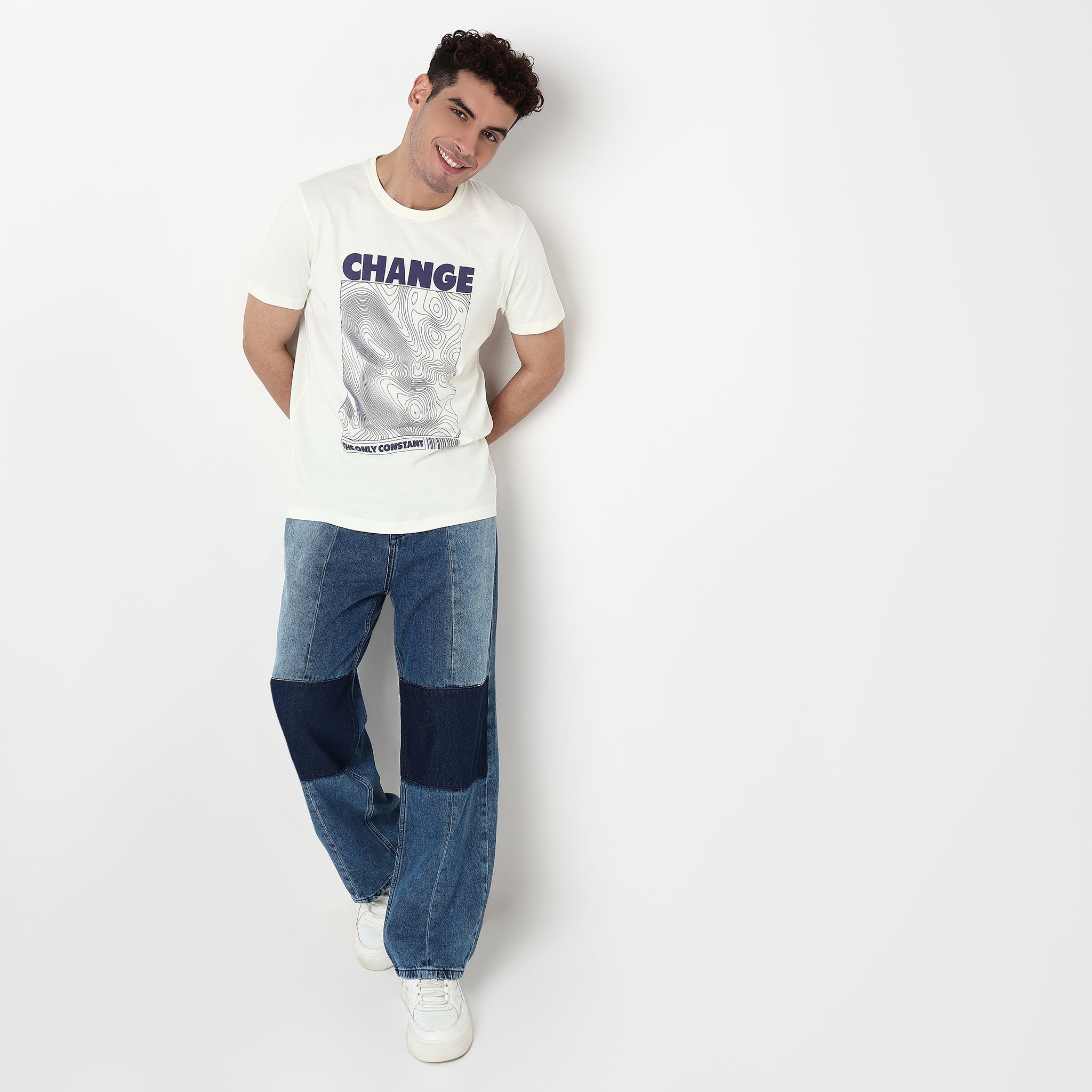 Graphic Cotton Fabric T-Shirt