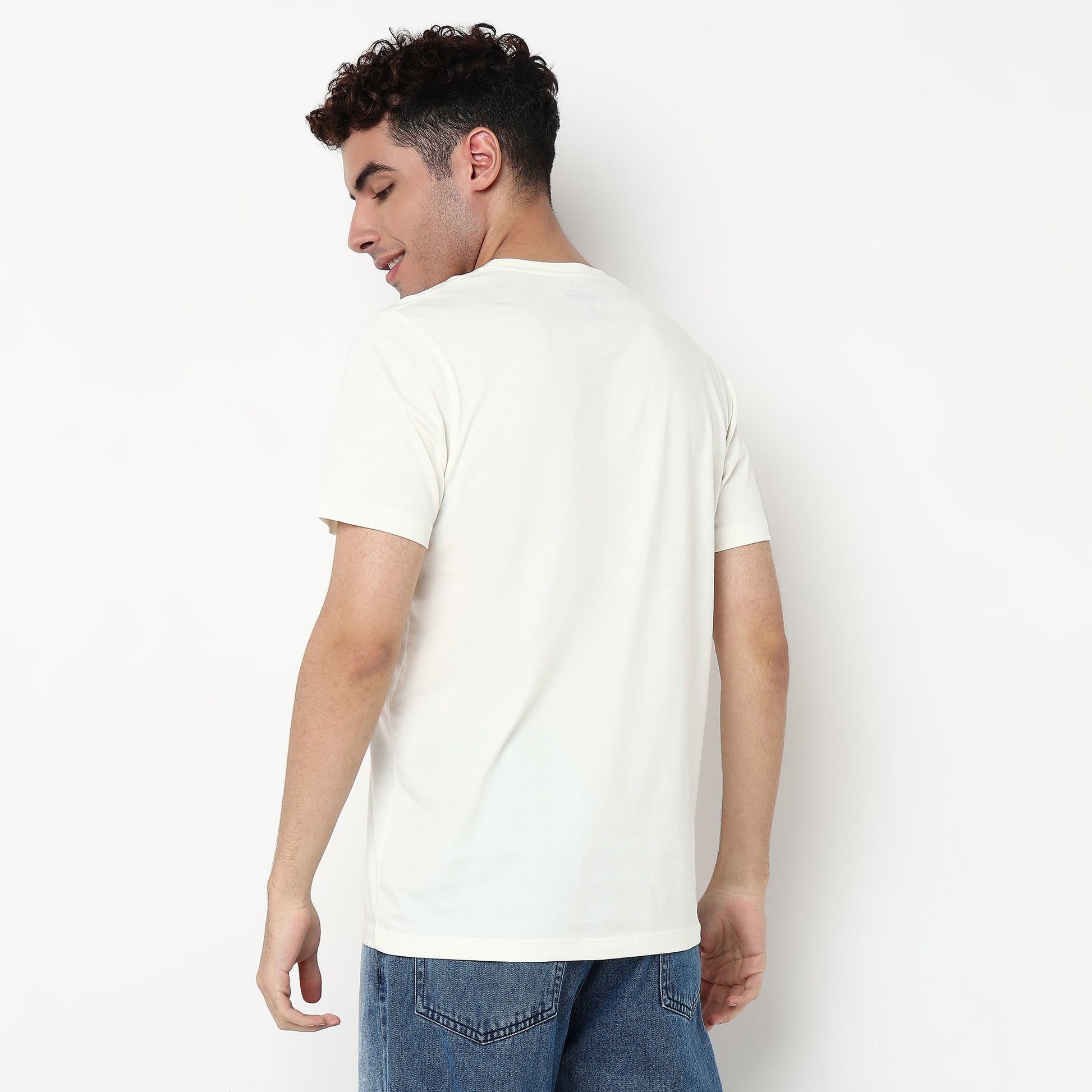 Graphic Cotton Fabric T-Shirt