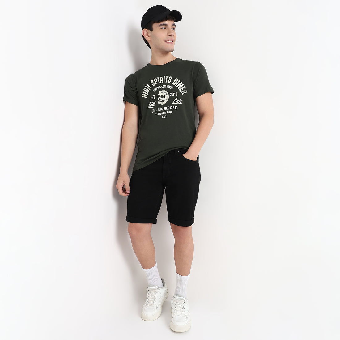 Order Now Men Graphic Crew Neck Regular Fit Casual Wear Graphitee by Style Union