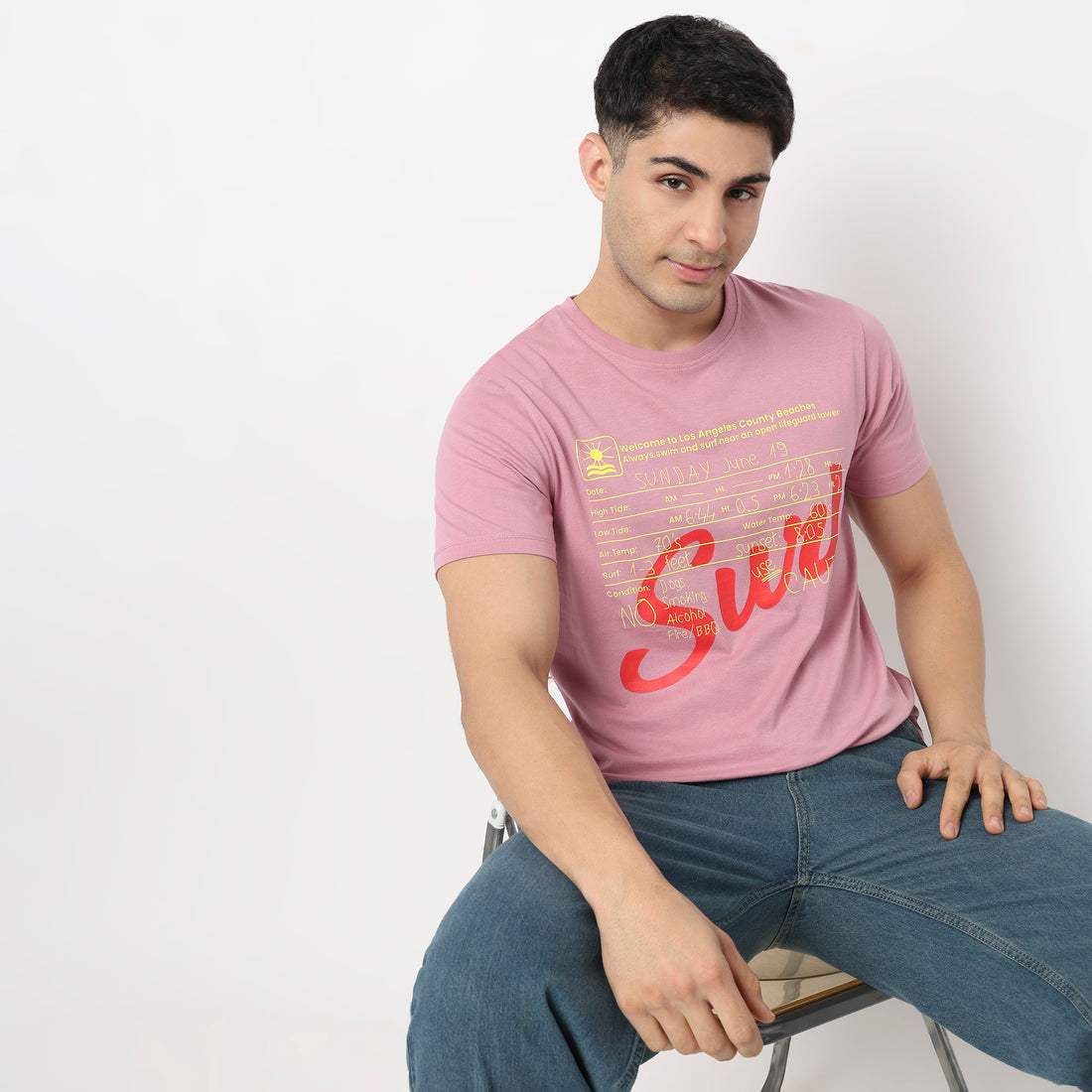 Cotton Crew Neck Graphitee