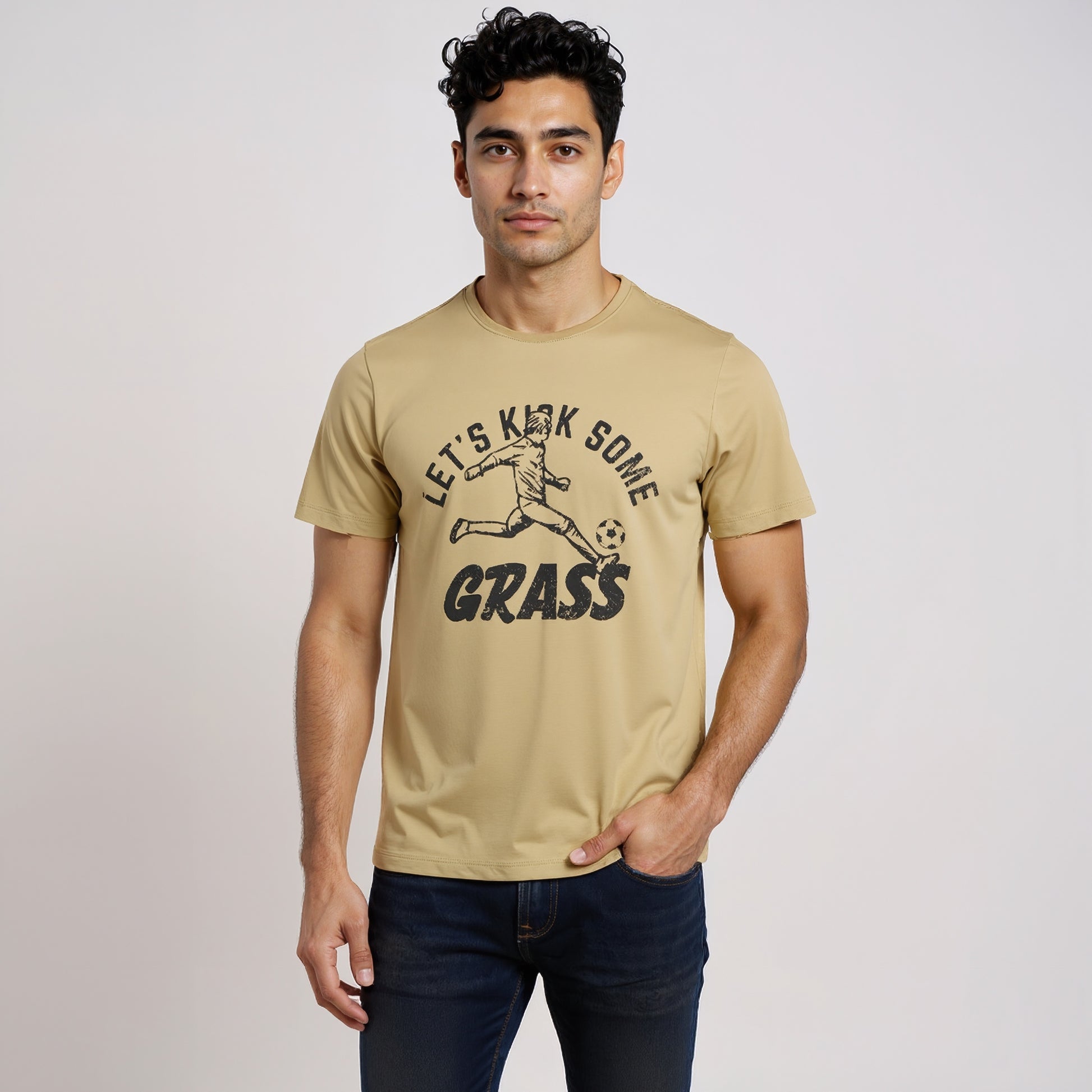 Cotton Crew Neck Graphitee