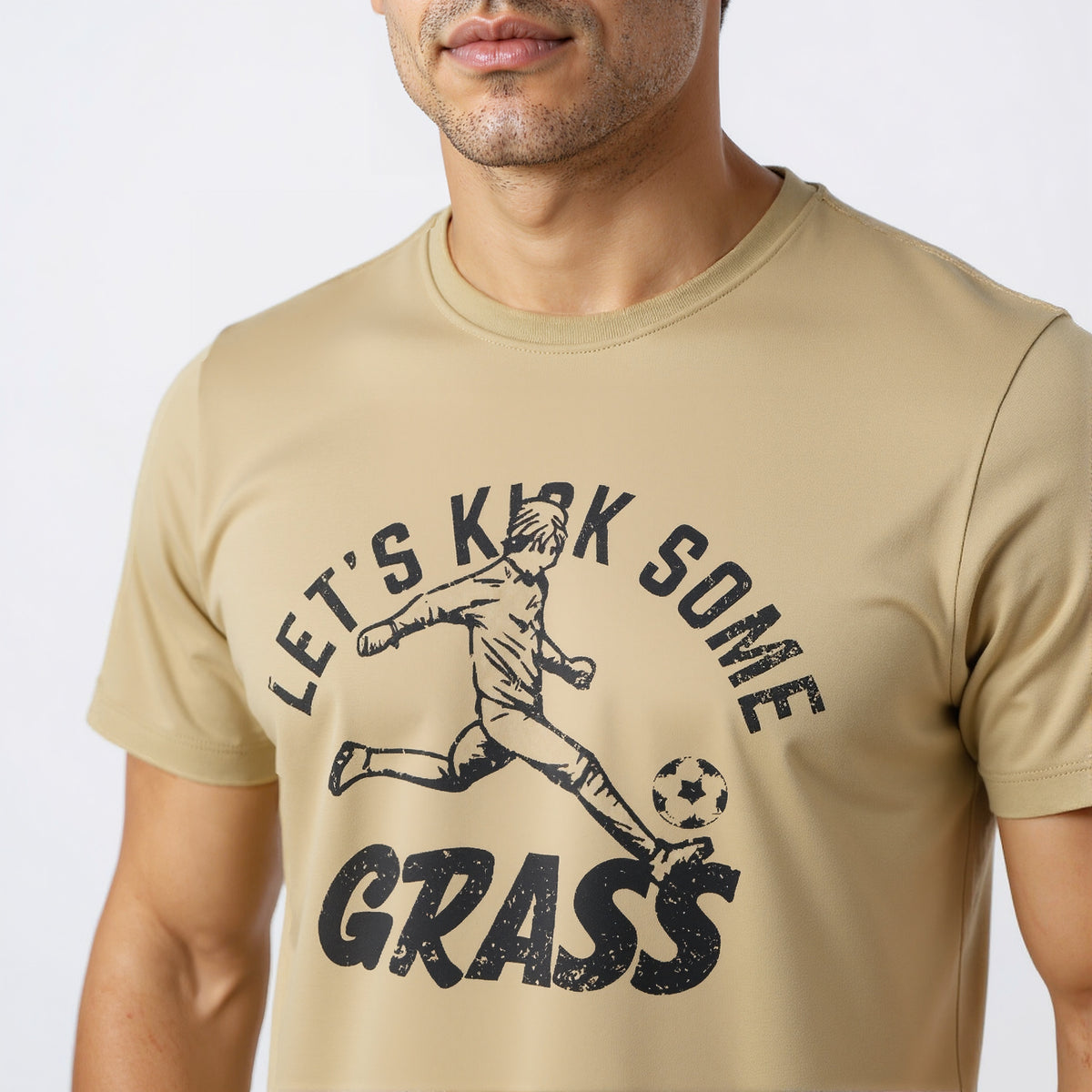 Cotton Crew Neck Graphitee