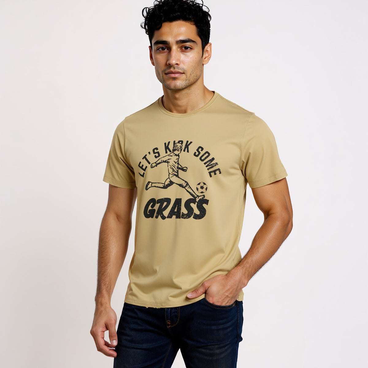 Cotton Crew Neck Graphitee