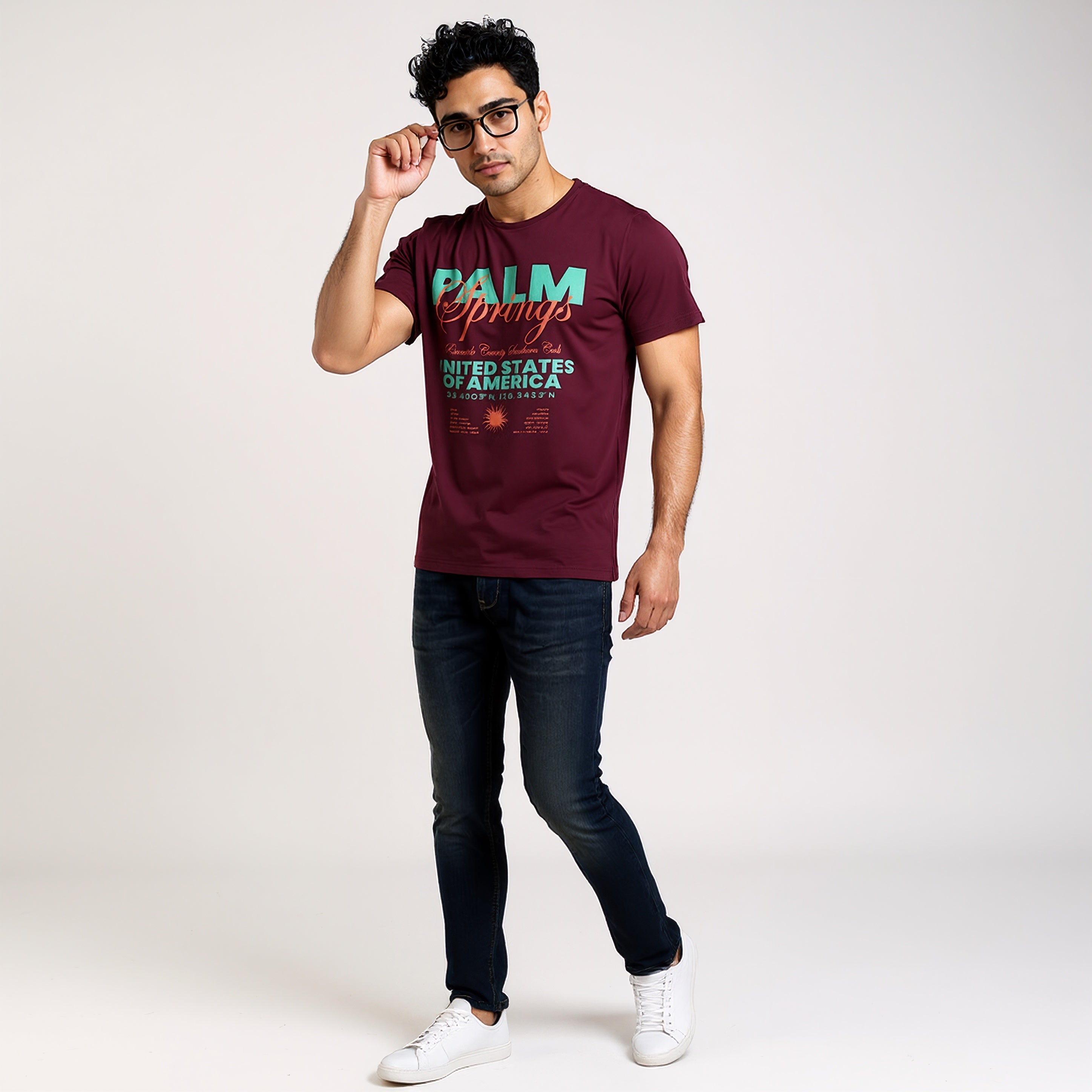 Cotton Crew Neck Graphitee