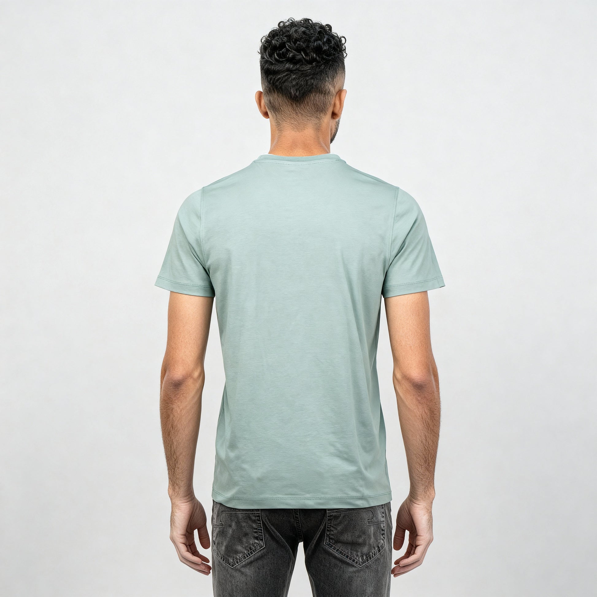 Cotton Crew Neck Graphitee