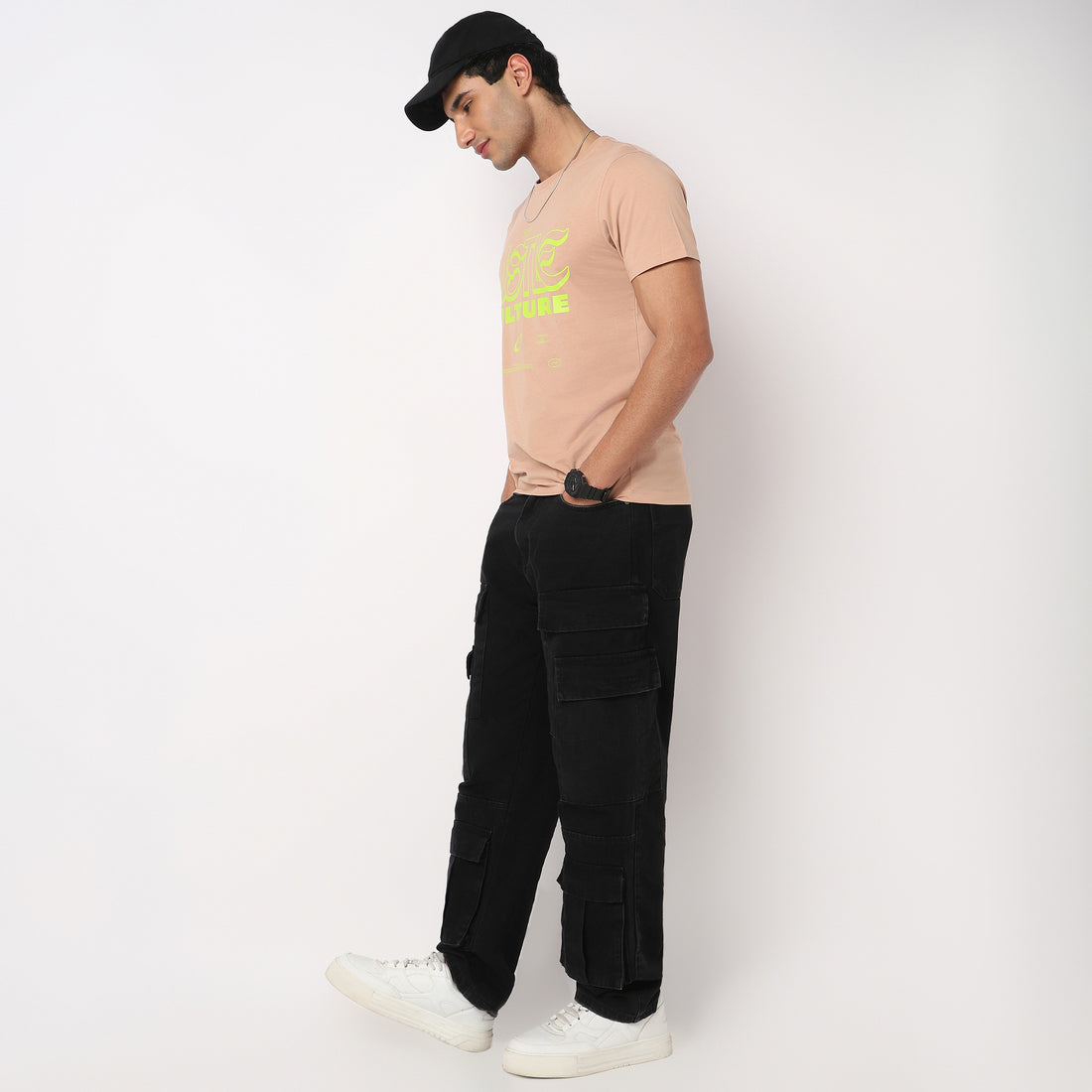 Crew Neck Cotton Graphitee