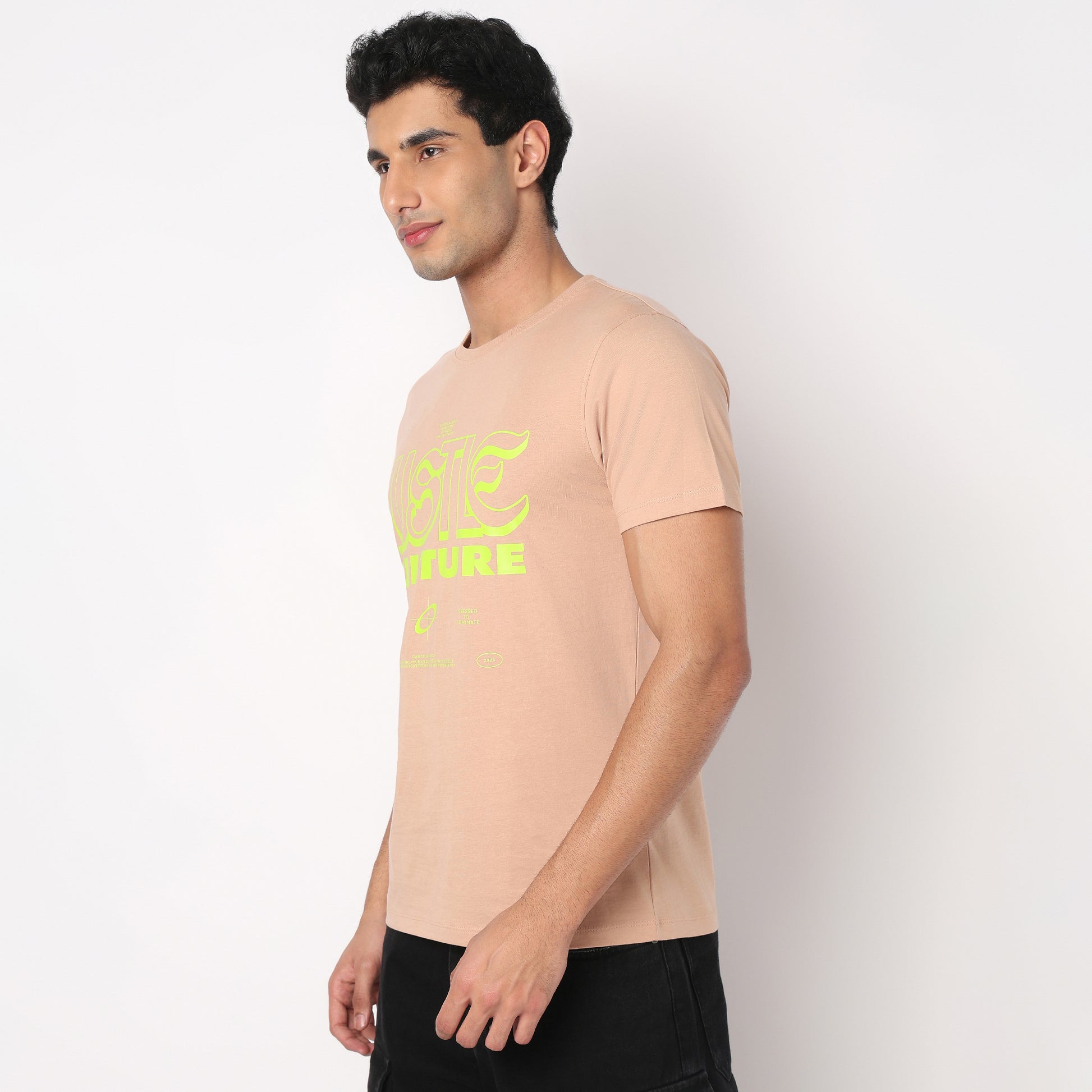 Crew Neck Cotton Graphitee