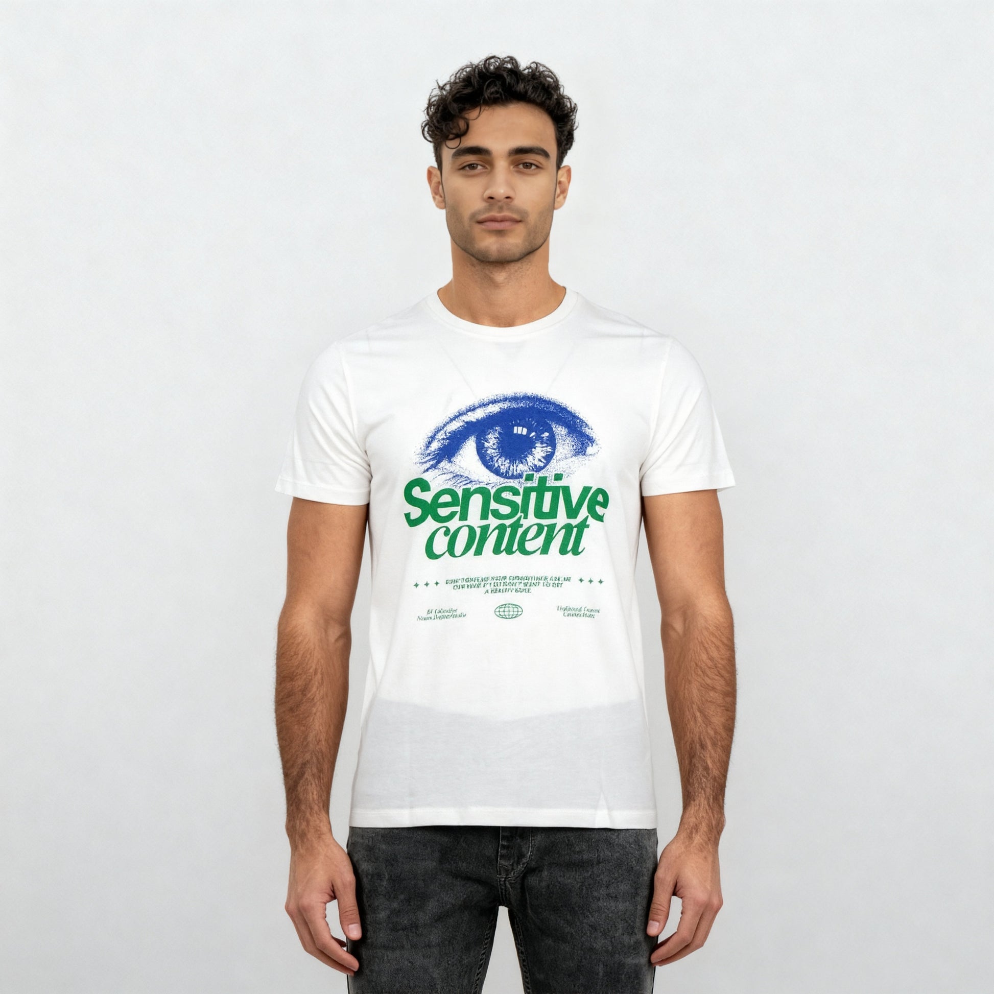 Cotton Crew Neck Graphitee