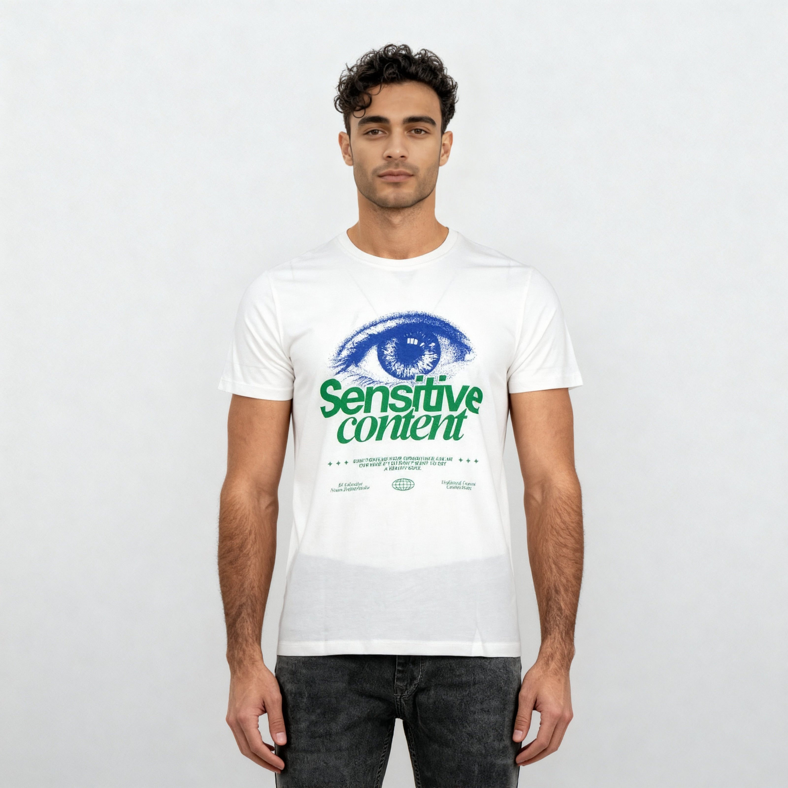 Cotton Crew Neck Graphitee