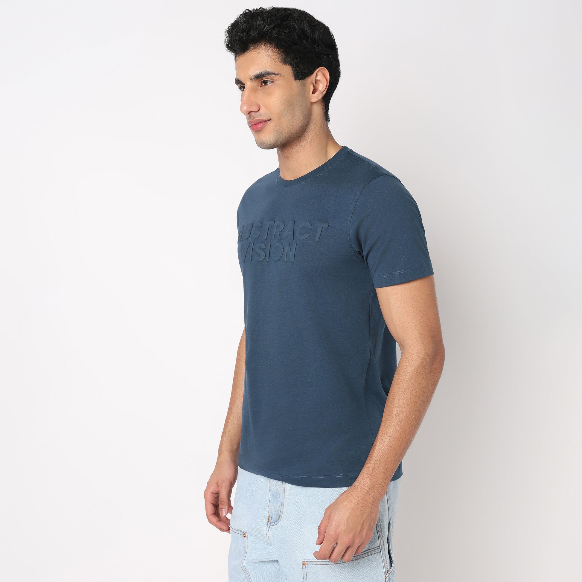 Crew Neck Cotton Graphitee