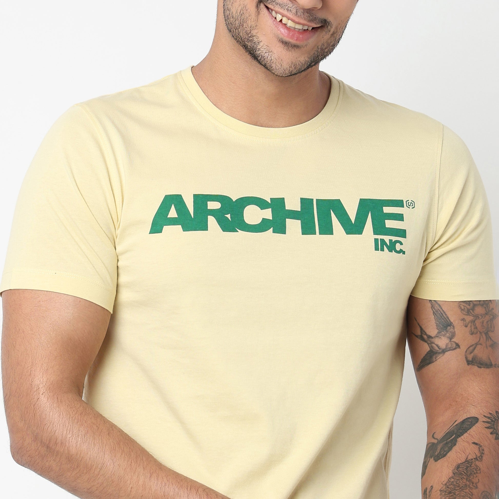 Cotton Crew Neck Graphitee