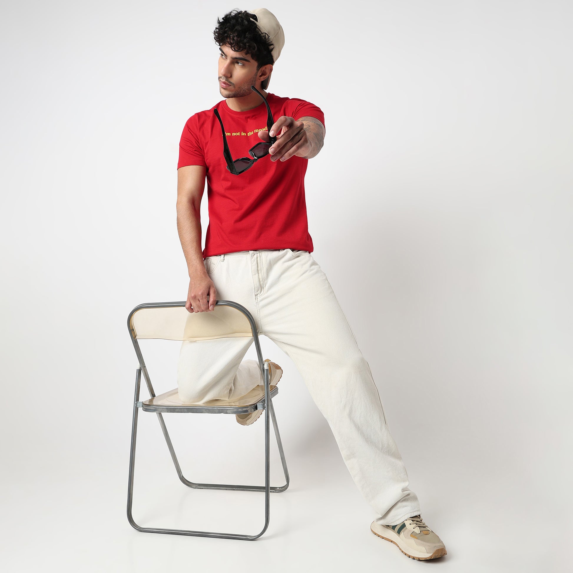 Cotton Crew Neck Graphitee