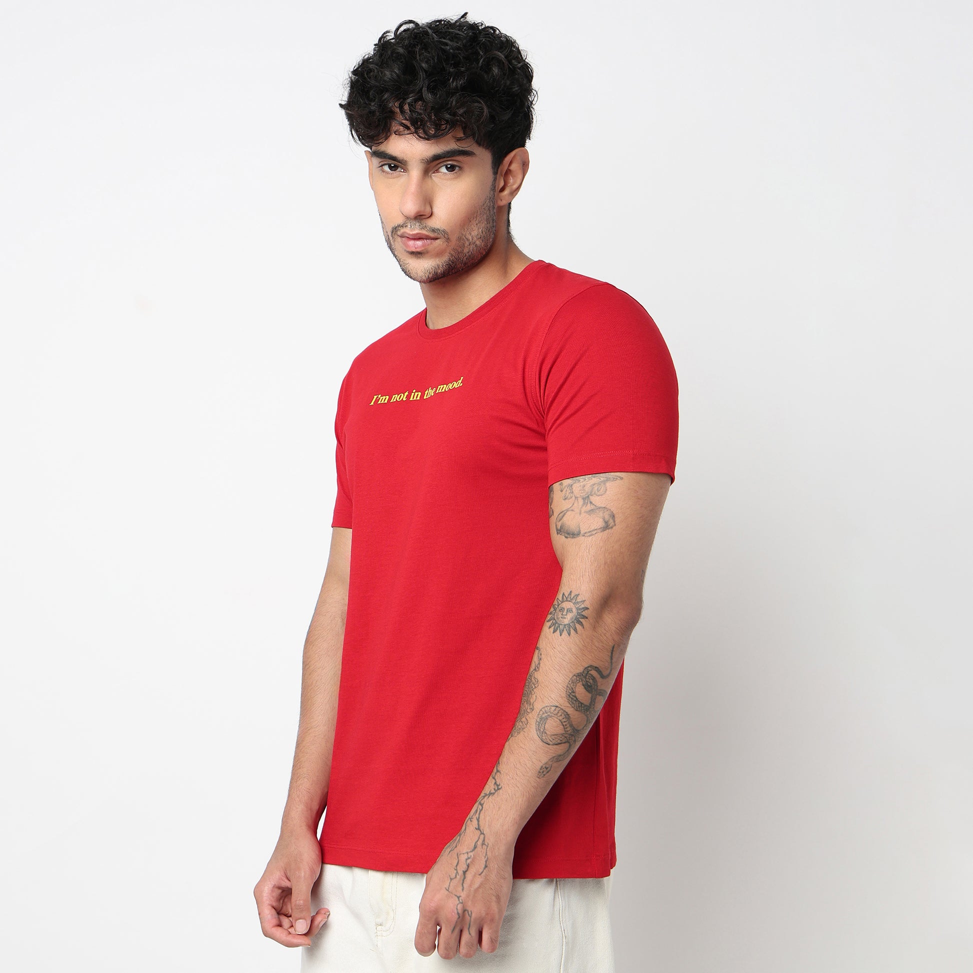 Cotton Crew Neck Graphitee