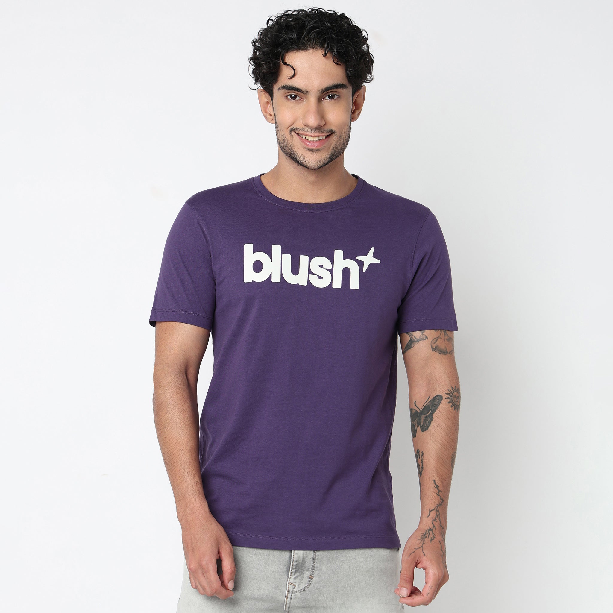 Cotton Crew Neck Graphitee