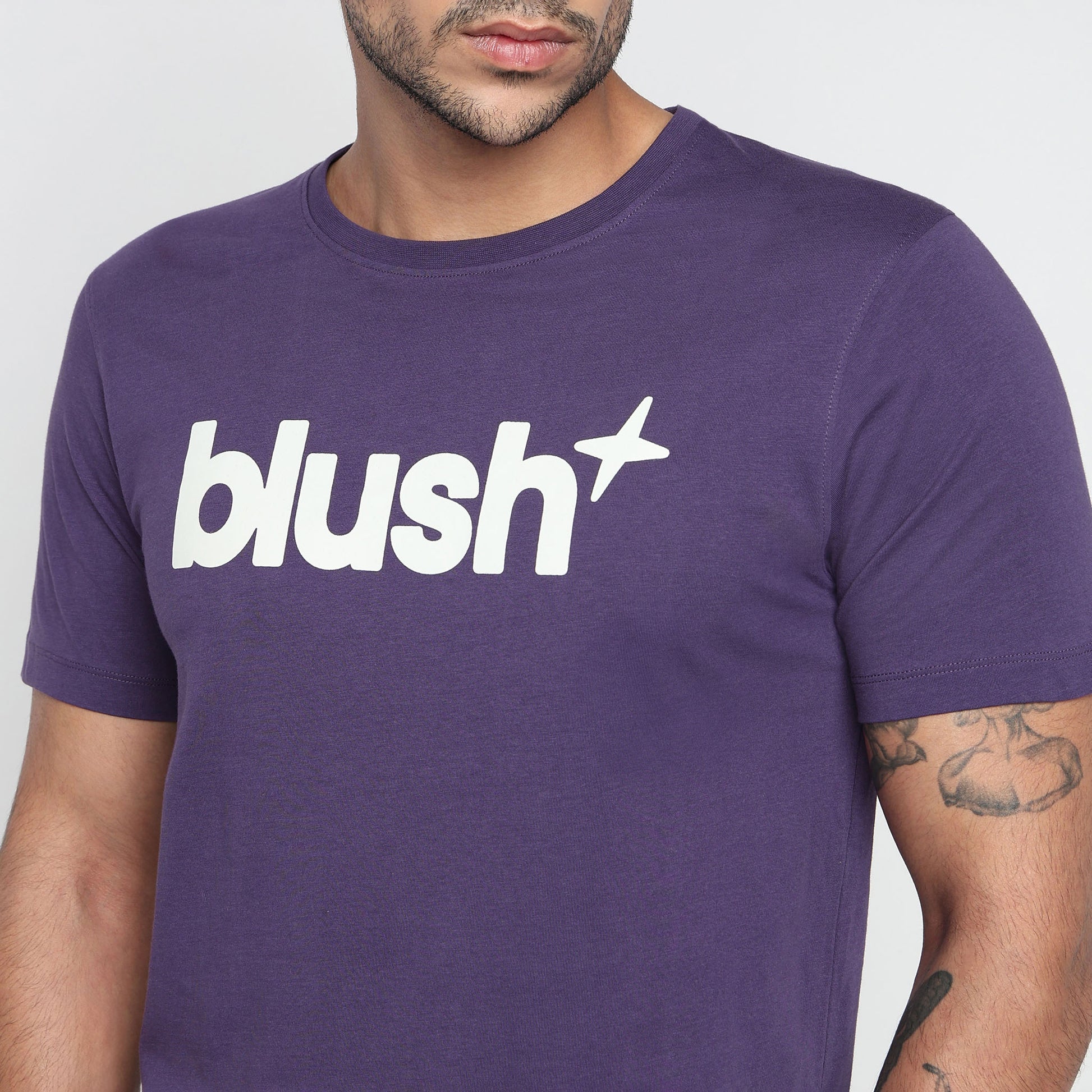 Cotton Crew Neck Graphitee