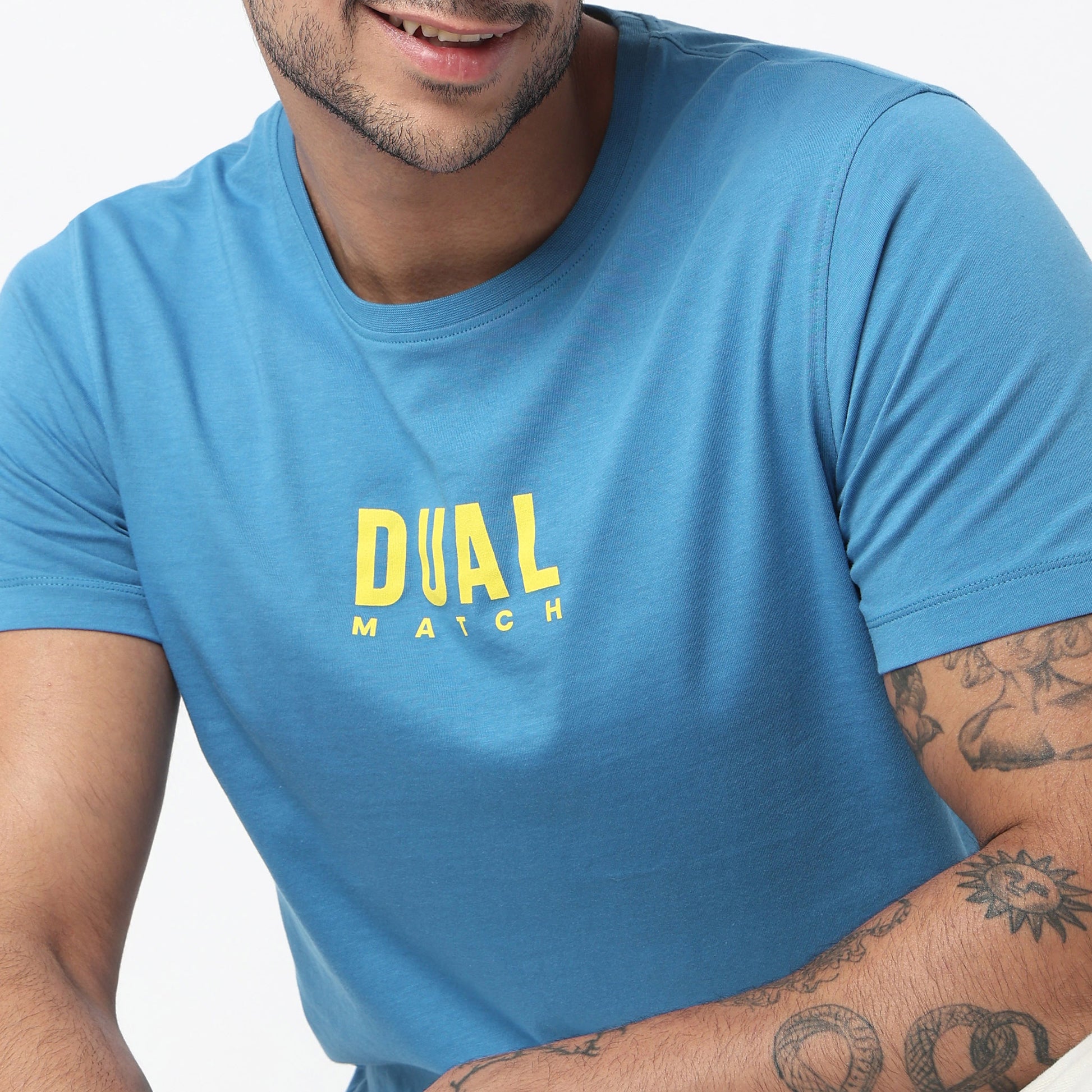 Cotton Crew Neck Graphitee
