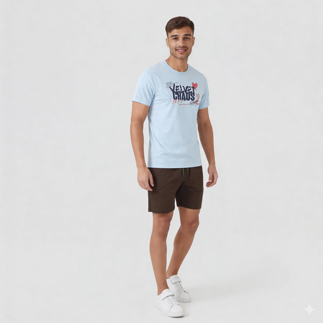 Cotton Crew Neck Graphitee