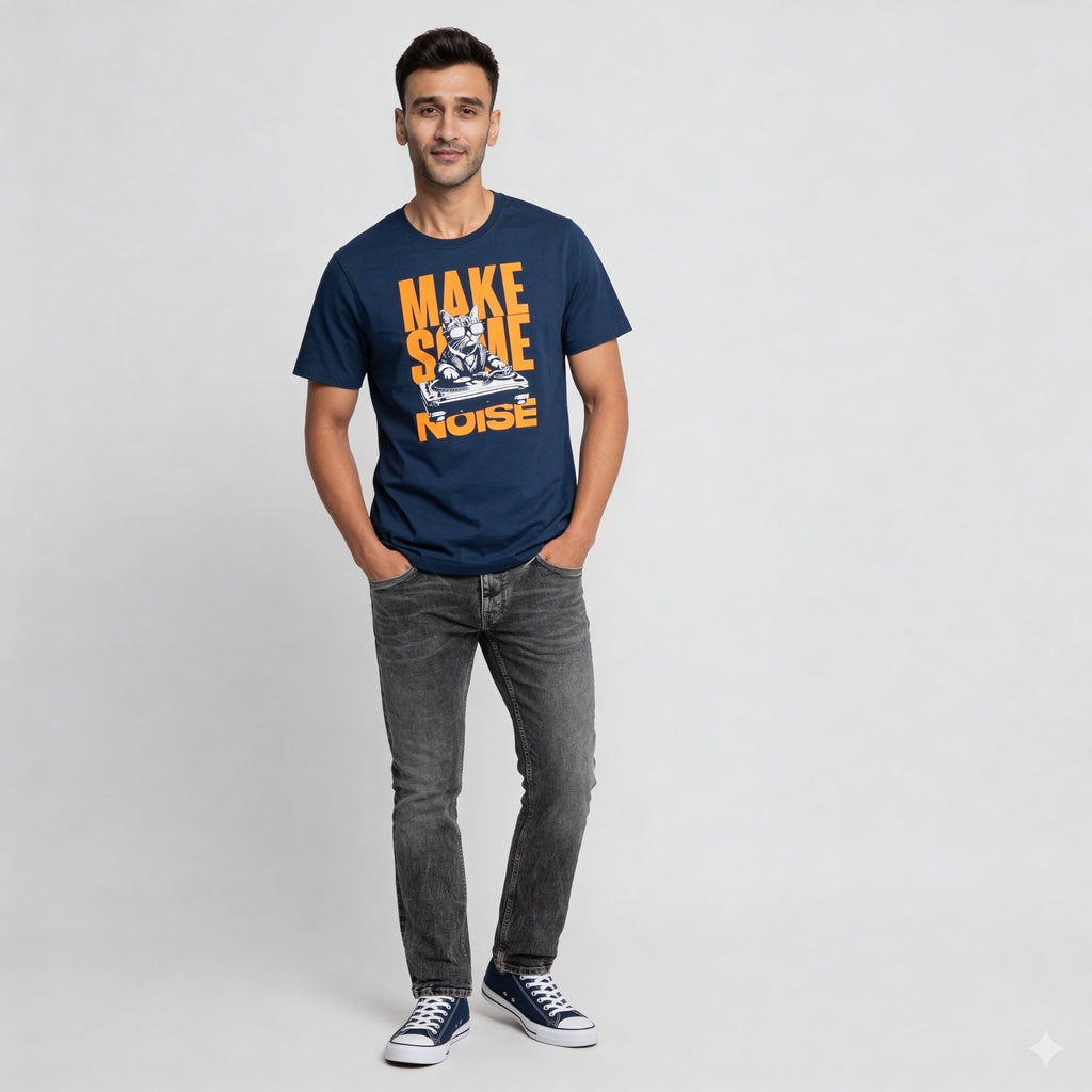 Cotton Crew Neck Graphitee