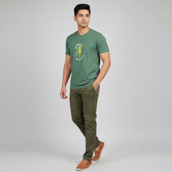 Cotton Crew Neck Graphitee
