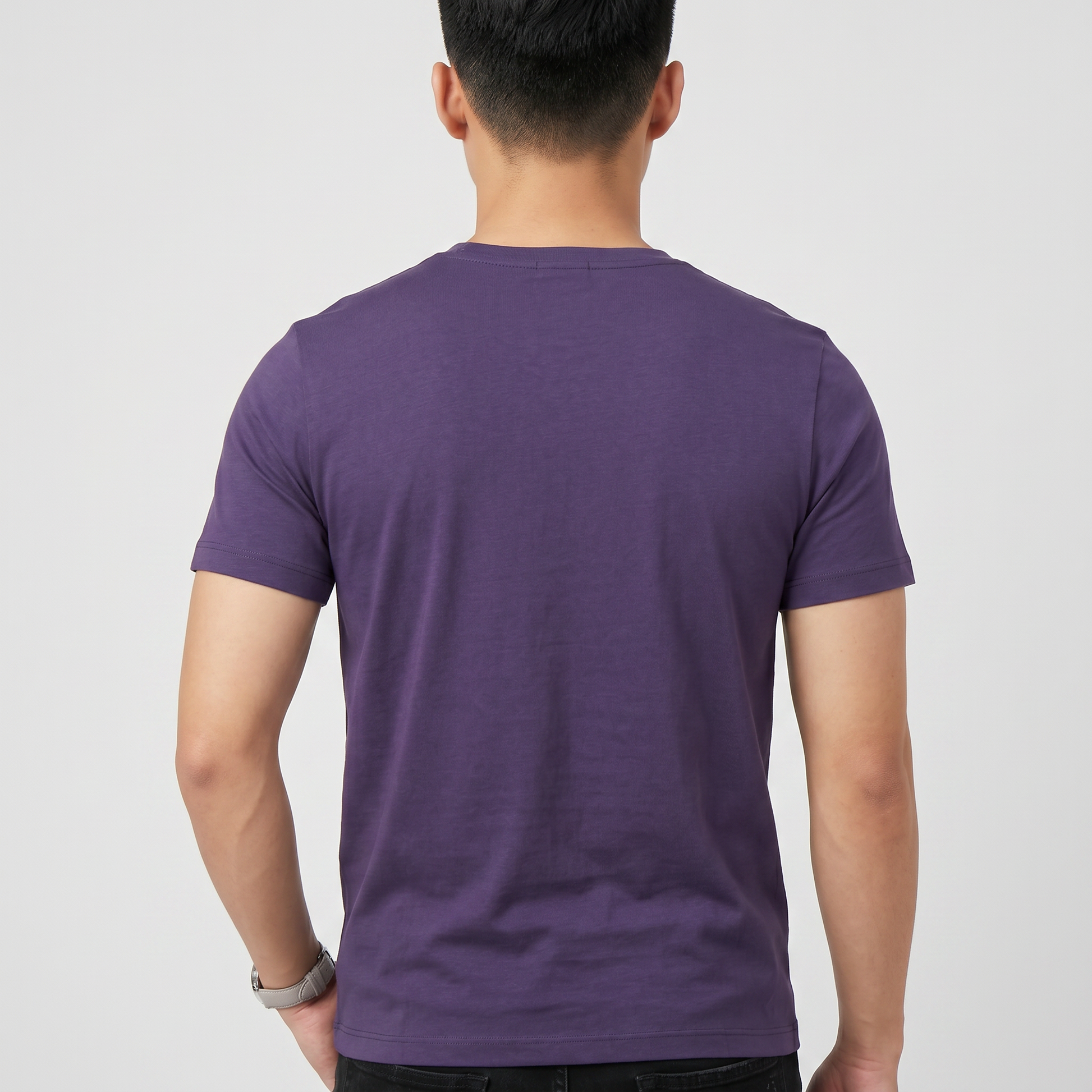 Cotton Crew Neck Graphitee