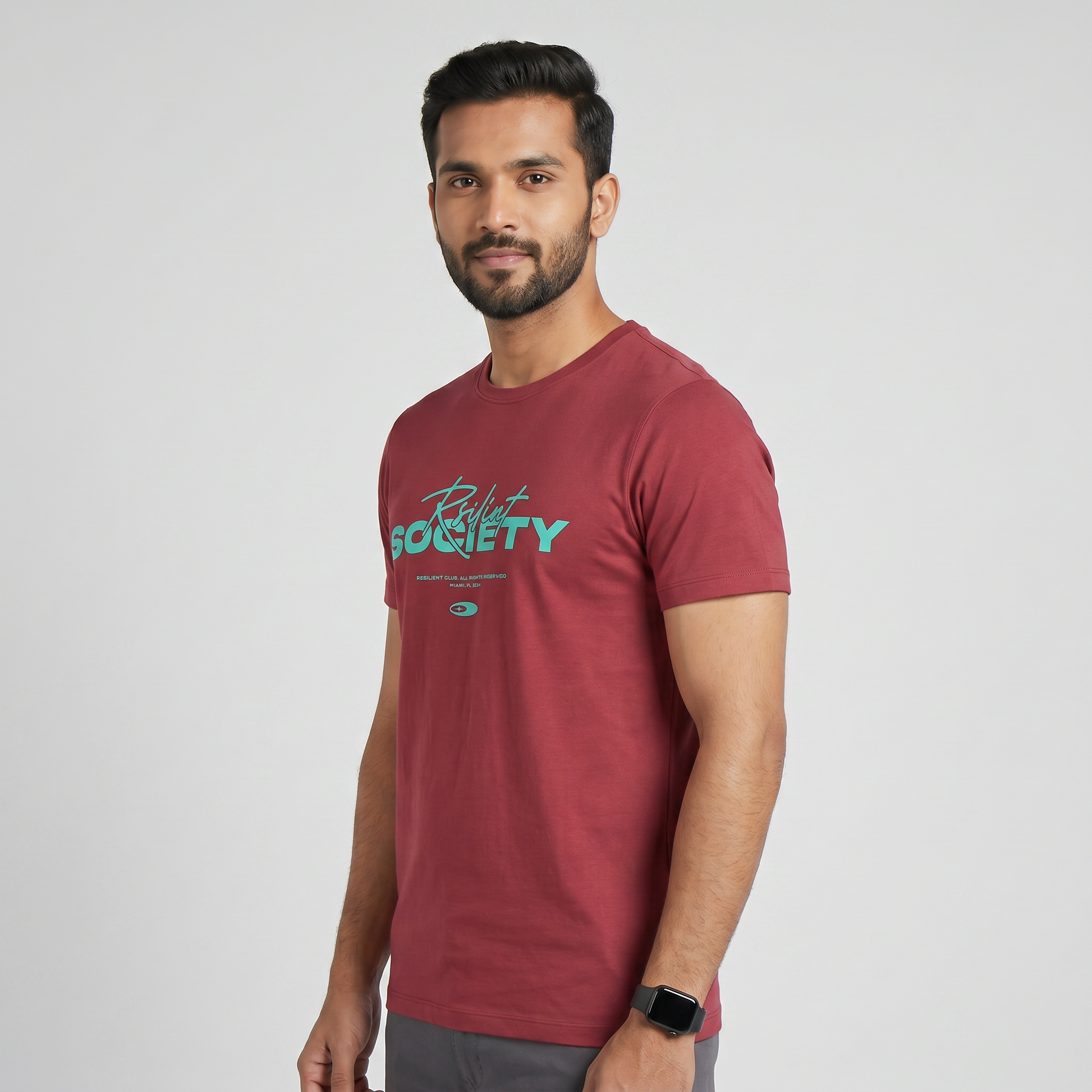 Cotton Crew Neck Graphitee