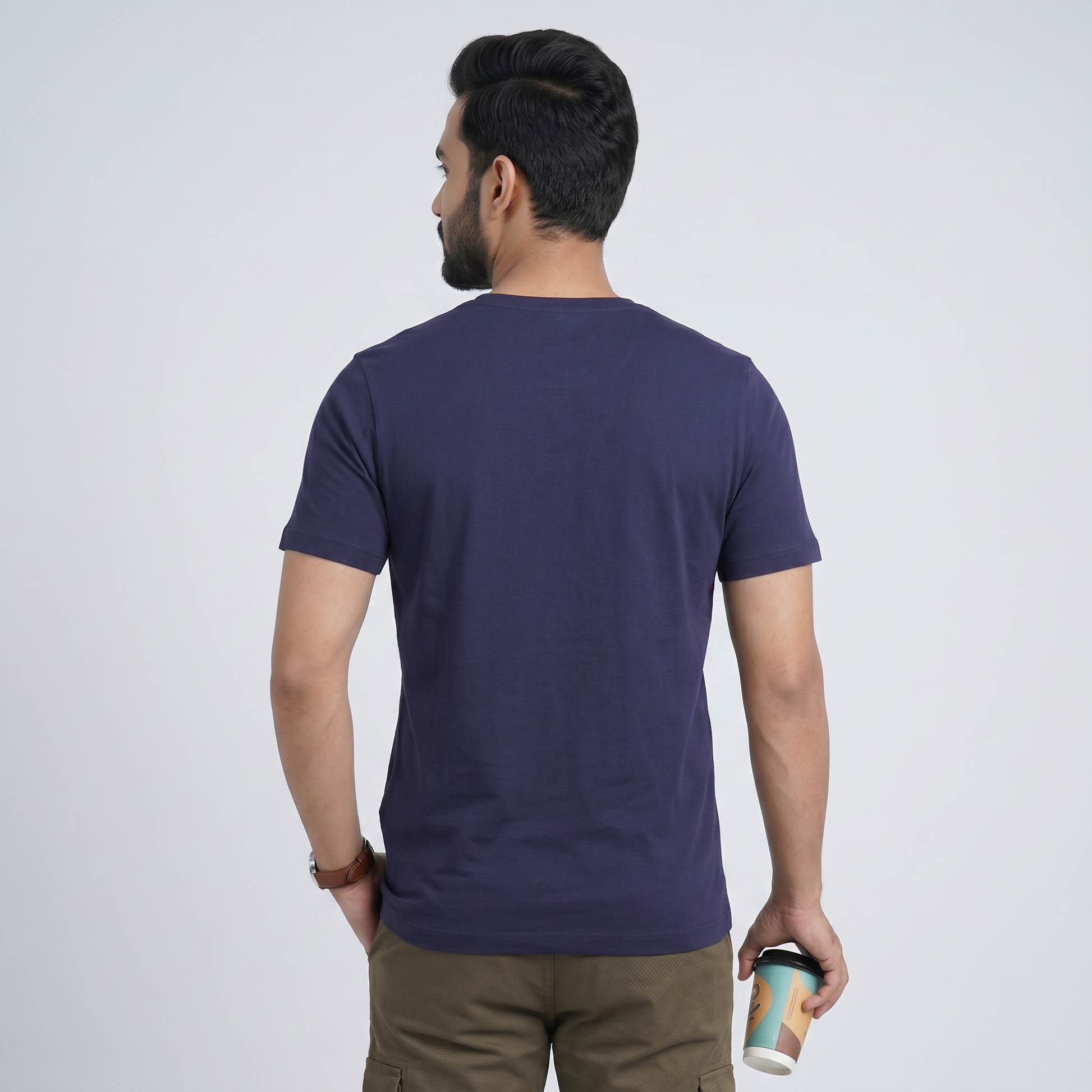 Cotton Crew Neck Graphitee
