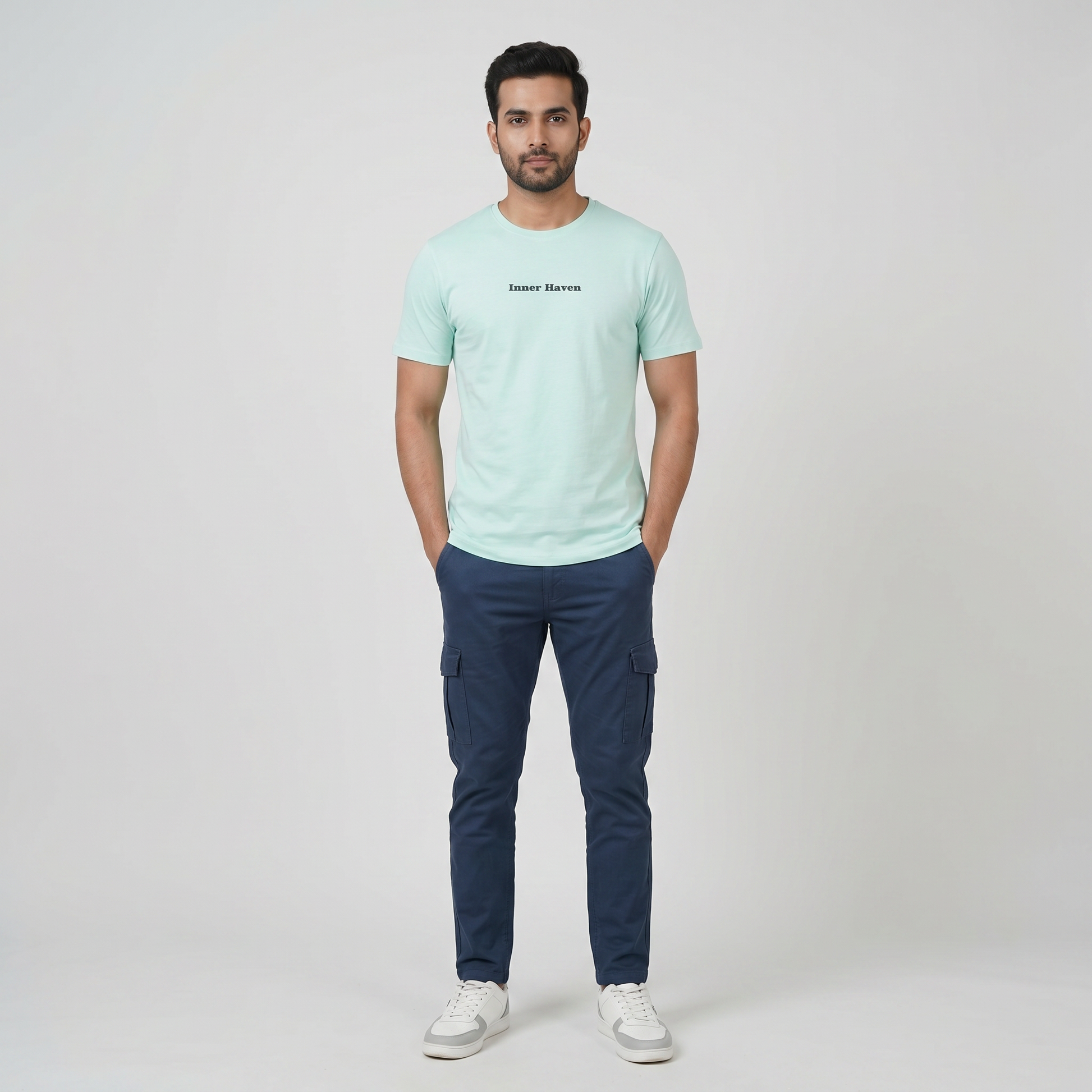 Cotton Crew Neck Graphitee