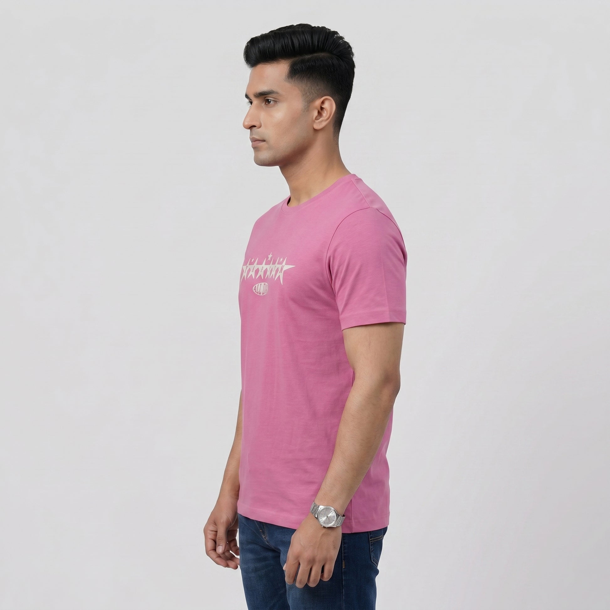 Cotton Crew Neck Graphitee