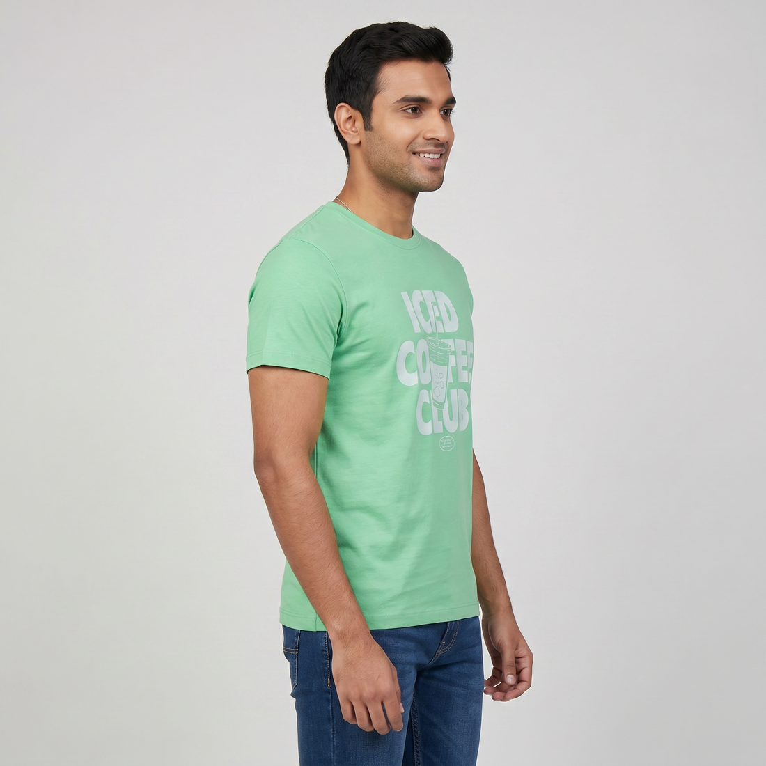 Cotton Crew Neck Graphitee