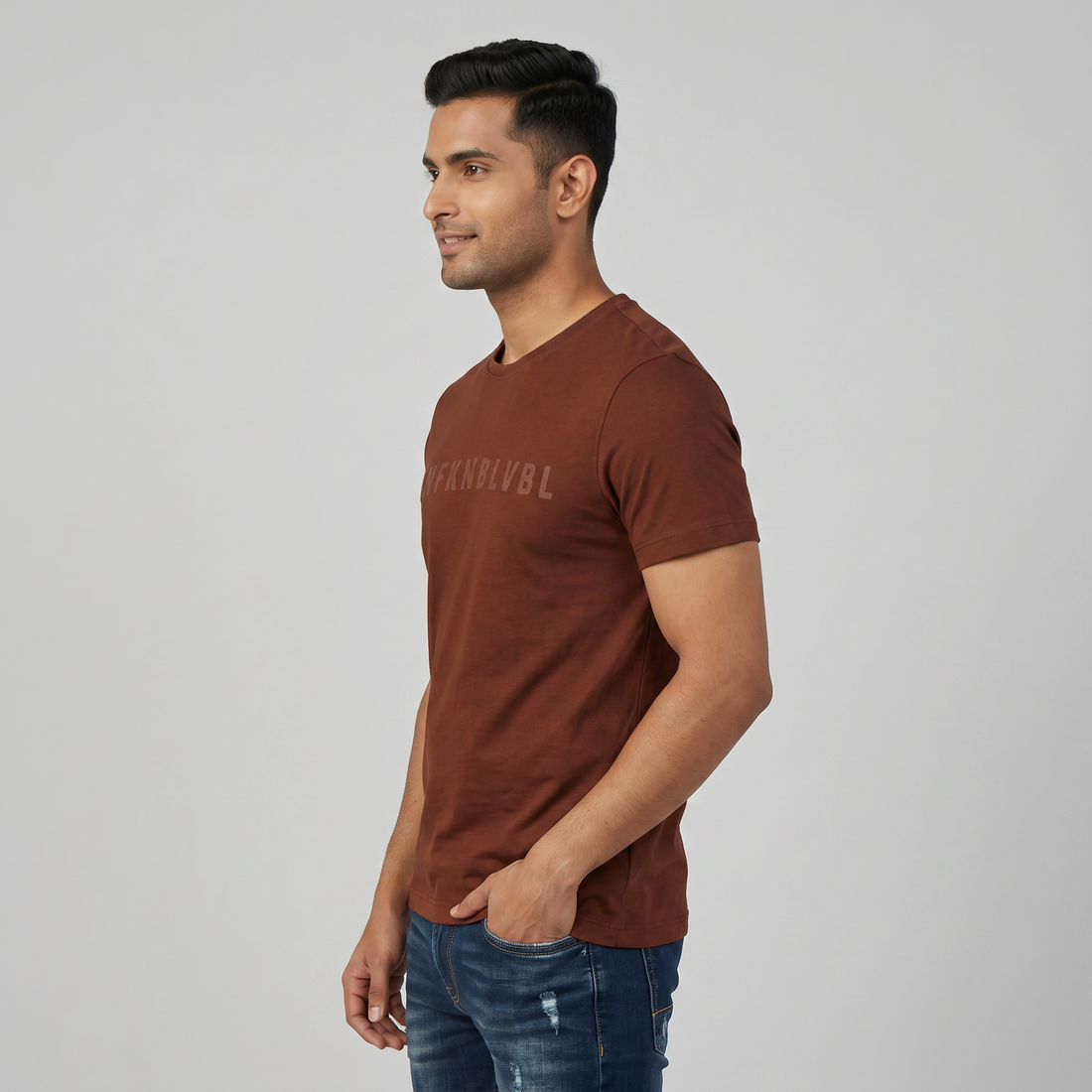 Cotton Crew Neck Graphitee