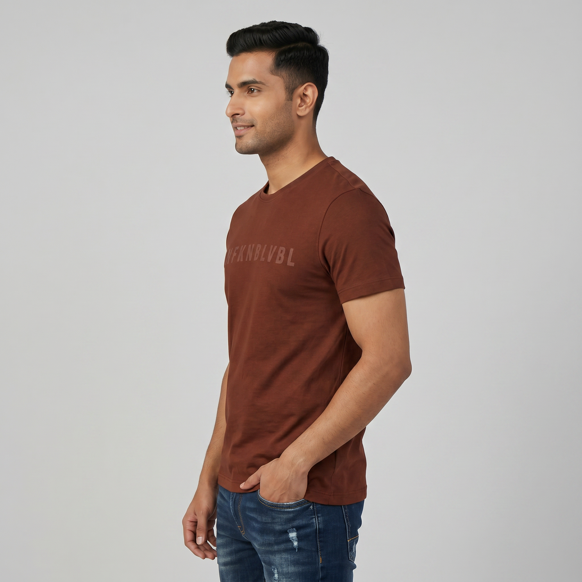 Cotton Crew Neck Graphitee