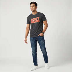 Cotton Crew Neck Graphitee