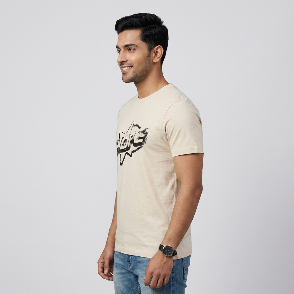 Cotton Crew Neck Graphitee