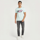 Cotton Crew Neck Graphitee