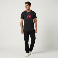 Cotton Crew Neck Graphitee